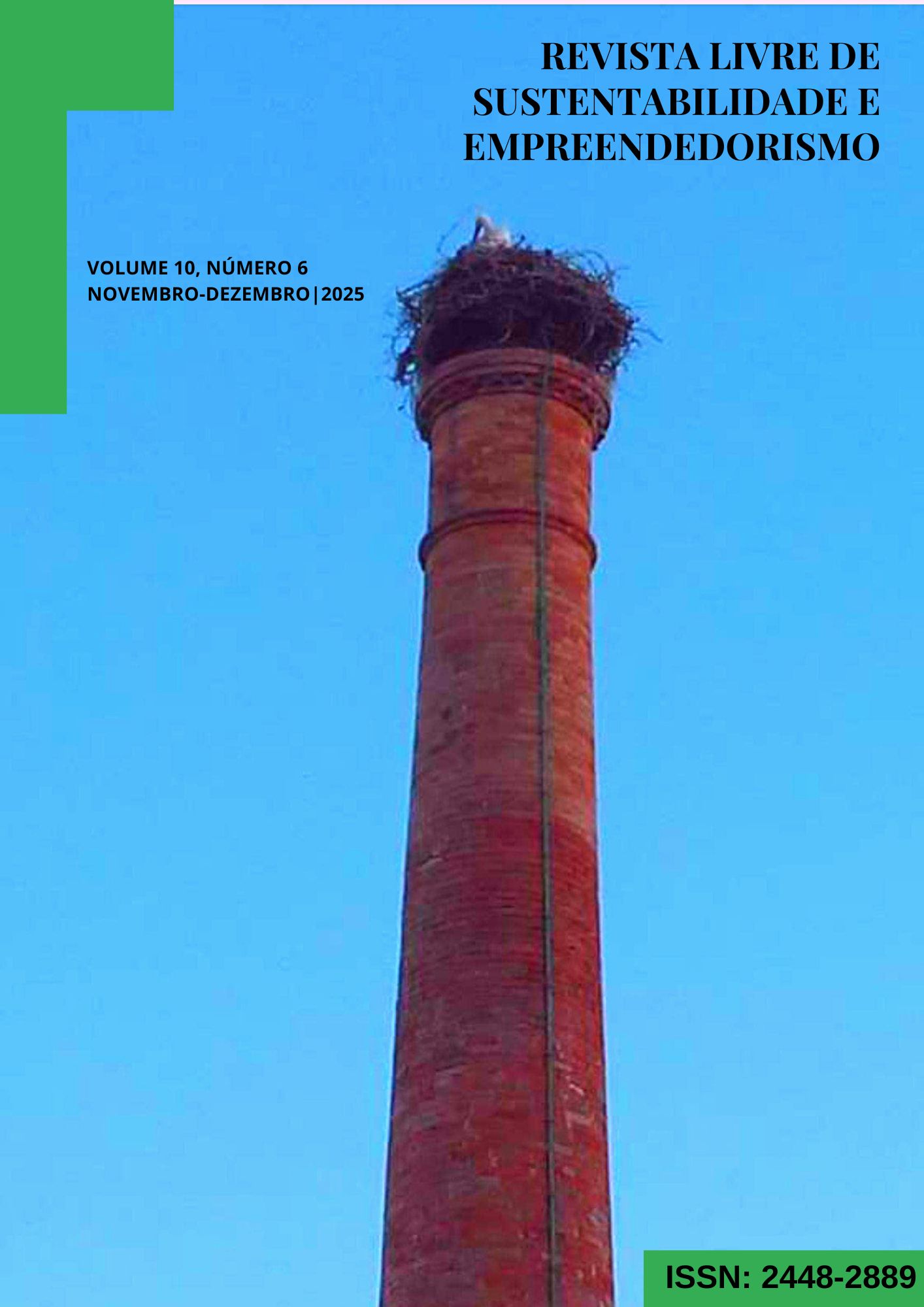 					Visualizar v. 10 n. 6 (2025): REVISTA LIVRE DE SUSTENTABILIDADE E EMPREENDEDORISMO
				